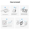 Interrupteur mural pour Micromodule MINIR4, MINIR4M