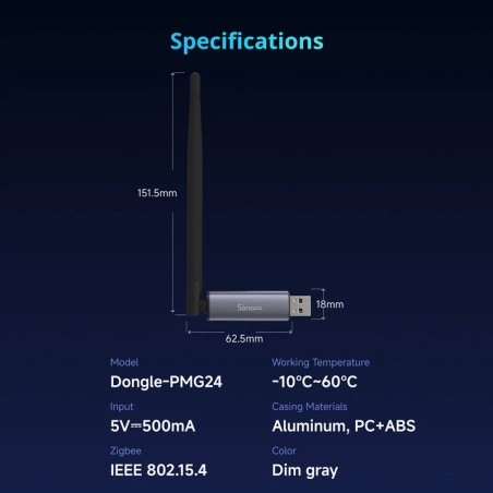Dongle Zigbee 3.0 compatible