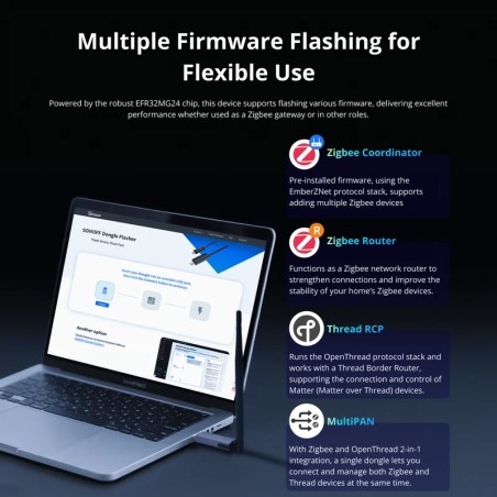 Dongle Zigbee 3.0 compatible Zigbee2MQTT