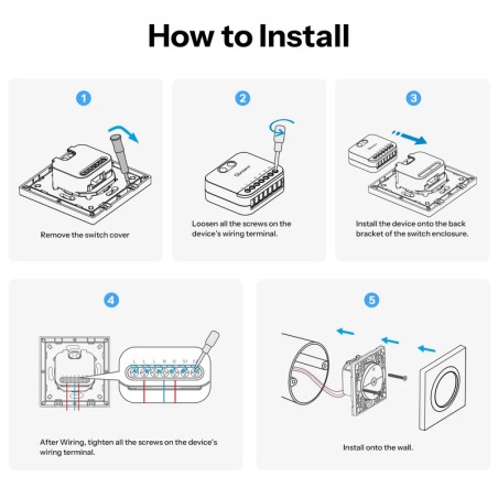 Interrupteur mural pour Micromodule