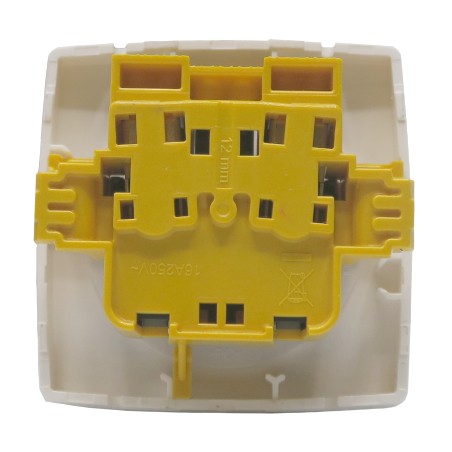 Oteo ASL Prise 2P avec éclipse composable Blanc