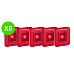 Diffuseur lumineux DVAF 2Cd encastré URA 367300 Lot 5 Pcs