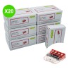 Borne Wago Mini 4 entrées fils rigides max. 2,5mm², lot 20 pièces