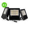 Projecteur extérieur TWISTER 4 60W 3000K 9000lm noir Lot de 3 pièces