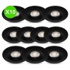 Spot BBC dimmable ASPEN 5W CCT 3000/4000K rond noir Lot de 10 pièces
