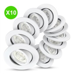 Spot BBC encastré GU10 DLT-ISO 90 ARIC 50735 - 10 Pcs