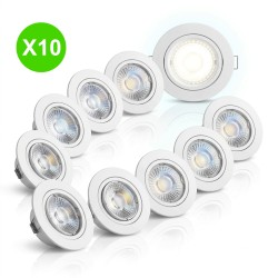 Spot encastré fixe GU10 SPEED 50 ARIC 4893 - 10 Pcs