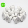 Ampoule LED GU10 4,5W 4000K 495lm blanc neutre non dimmable Lot de 10 pièces