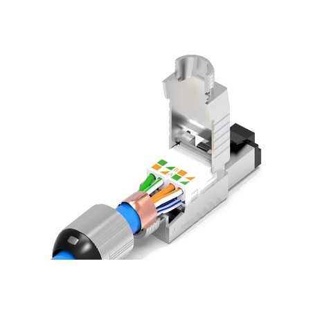 Connecteur RJ45 cat. 6A STP