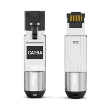 Connecteur RJ45 cat. 6A STP blindé noir