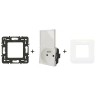 Mosaic Prise 2P+T 16A avec volet complet blanc 278149L