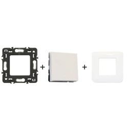 Mosaic Interrupteur V&V 2 modules complet 278011L