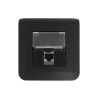 Mosaic Prise RJ45 Cat.6 FTP noir mat complet 079165L