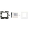 Mosaic Détecteur universel 3 fils 500W LED blanc avec support et plaque