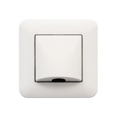 Mosaic Sortie de câble 2 modules blanc