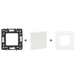Mosaic Obturateur complet blanc Legrand 077071