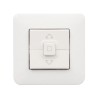 Mosaic Poussoir volet roulant 2 modules blanc