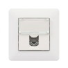 Mosaic Prise RJ45 2 modules blanc kit complet