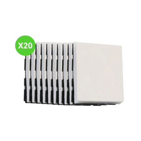 Mosaic Poussoir inverseur 2 modules 278040L Lot 20 Pcs