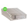 Cadre saillie Mosaic 10 modules horizontal blanc Lot de 10 pièces