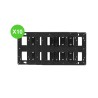 Support universel Céliane Mosaic à vis 2x6 modules Lot de 10 pièces