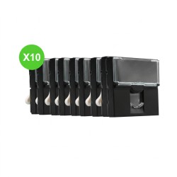 Mosaic Prise RJ45 2 modules noir mat 079165L Lot 10 Pcs