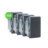 Mosaic Interrupteur V&V 1 module noir mat conditionnement : 20 pièces