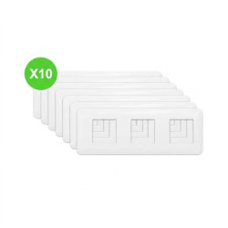 Plaque Mosaic 4x2 modules de finition 078808L Lot 10 Pcs