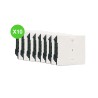 Mosaic Variateur LED 3 fils 150W blanc conditionnement : 10 pièces