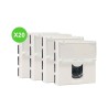 Mosaic Prise RJ45 catégorie 6A STP 2 modules blanc Lot de 20 pièces