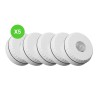 Diffuseur lumineux plafond Solista LX LED rouge IP33C Lot 5 Pcs
