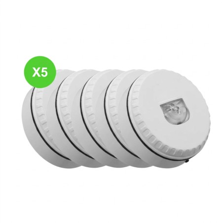 Diffuseur lumineux mural Solista LX LED rouge IP33C Lot 5 Pcs