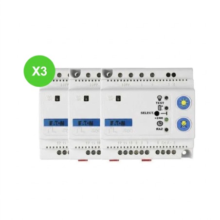 Télécommande BAES TLU500 universelle pour 500 blocs BAES en lot de 3