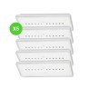 Bloc BAES ambiance SATI autonomie 1h IP42 IK04 Xena Flat lot de 5