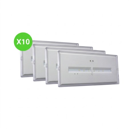 Bloc BAEH habitation SATI 8lm autonomie 5h IP42 IK04 lot de 5