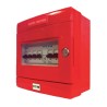 Coffret chaufferie triphasé 32A IP55, 4P 32A + 2P 10A, 2 voyants