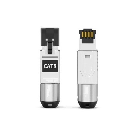 Connecteur RJ45 blindé Cat.8 S/FTP