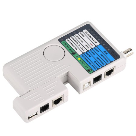 Testeur multifonction 4 en 1 RJ45 RJ11 USB BNC