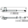 Motorisation portail battants ATHOS A25, kit 230V,