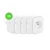 Prise connectée Zigbee 2P+T 3000W TaHoma IP20 blanche lot de 5 pièces