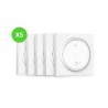 Commande Amy 1 RS100 io radio IP20 1 canal avec cadre lot de 5 pièces