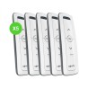 Télécommande Situo 1 RTS Pure II radio 1 canal blanche lot de 5 pièces