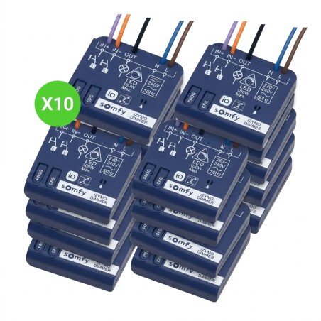 Micro-récepteur volet IZYMO io radio encastrable lot de 10 pièces