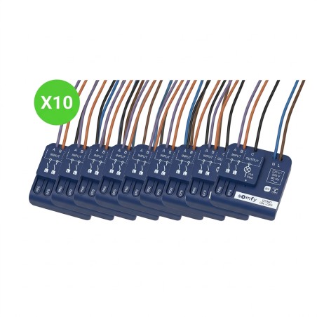 Micro-récepteur On/Off IZYMO io 1 canal 10A 230V lot de 10 pièces