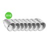 Prise connectée Zigbee TaHoma type E 8A IP20 blanche lot de 5 pièces