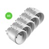 Prise connectée Zigbee TaHoma type E 8A IP20 blanche lot de 5 pièces