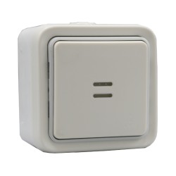 LEGRAND 069613S - Va-et-vient lumineux étanche Plexo saillie Blanc (FC)