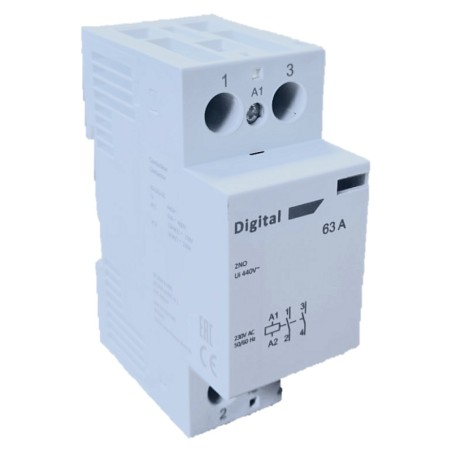 Contacteur de puissance 2x63A 2NO (normalement ouvert)