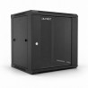 Coffret réseau 19" 12U kit 600x600x634 mural, montants réglables, IP20