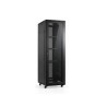Baie réseau informatique 42U 600x600 en kit montants réglables, pieds
